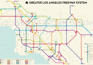 Map Of southern California Freeway System Los Angeles County California United States Stock Vector 2018 New Of