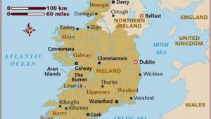 Map Of southern Ireland Cities Map Of Ireland
