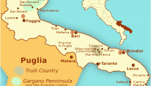 Map Of southern Italy Puglia Maps and Places to See In Puglia