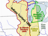 Map Of southern Michigan and northern Indiana Indiana Territory Wikipedia