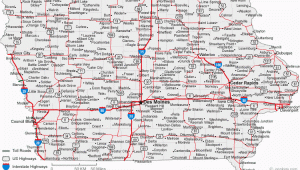 Map Of southern Minnesota and northern Iowa Map Of Iowa Cities Iowa Road Map