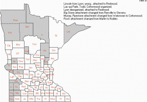 Map Of southern Minnesota Counties Old Historical City County and State Maps Of Minnesota