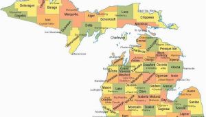 Map Of southwestern Michigan Michigan Counties Map Maps Pinterest Michigan County Map and