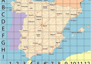 Map Of Spain Alicante area Large Map Of Spain S Cities and Regions
