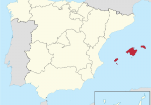 Map Of Spain and Balearic islands Balearic islands Wikipedia