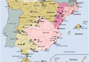 Map Of Spain and Gibraltar Spanish Civil War Wikipedia