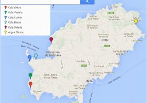 Map Of Spain and Ibiza Le Migliori Spiagge Di Ibiza Ibiza Ibiza Travel