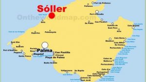 Map Of Spain and Majorca Pinterest