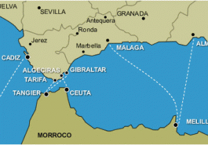 Map Of Spain and Morocco Ferry From Alceciras to Tangier Ways I Ve Been Transported In 2019