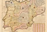 Map Of Spain and Portugal and France French Map Of Spain and Portugal Early 18th Century Inspirational
