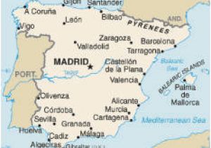 Map Of Spain and Surrounding islands Spanish Speaking Countries Maps