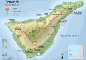 Map Of Spain and Tenerife Tenerife Wikipedia