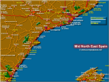 Map Of Spain Coast Detailed Map Of East Coast Of Spain Twitterleesclub