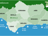 Map Of Spain Costas Sevilla Gif 460a 287 Pixels andalucia Spain Espana