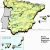 Map Of Spain Pamplona Rivers Lakes and Resevoirs In Spain Map 2013 General