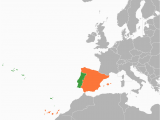 Map Of Spain Portugal and Morocco Portugal Spain Relations Wikipedia