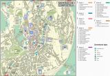 Map Of Spain Santiago De Compostela Santiago De Compostela City Center Map