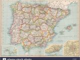 Map Of Spain Showing Cadiz Vintage Map Of Cadiz Stock Photos Vintage Map Of Cadiz Stock