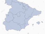 Map Of Spain Showing Costa Brava Spain Map Stock Photos Spain Map Stock Images Alamy