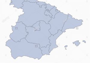 Map Of Spain Showing Costa Brava Spain Map Stock Photos Spain Map Stock Images Alamy