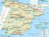 Map Of Spain Showing Major Cities Map Of Italy and Spain with Cities and Travel Information
