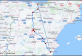 Map Of Spain with Distances Map Of Spain Murcia