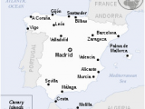 Map Of Spain with Distances Spain Wikipedia