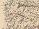 Map Of Spain with Provinces File Spain and Portugal In Provinces 1838 Philip Smith Detalle