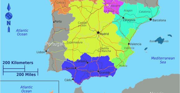 Map Of Spains Regions Dividing Spain Into 5 Regions A Spanish Life Spain Spanish Map