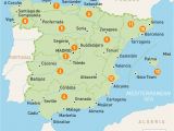 Map Of Spains Regions Middle East Maps with Capitals Climatejourney org