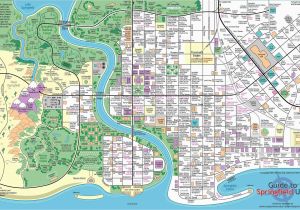 Map Of Springfield oregon Simpsons World Revealed Kaggle