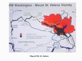 Map Of St Helens oregon Eruption Of Mt St Helens Map Of Mt St Helens Ppt Download