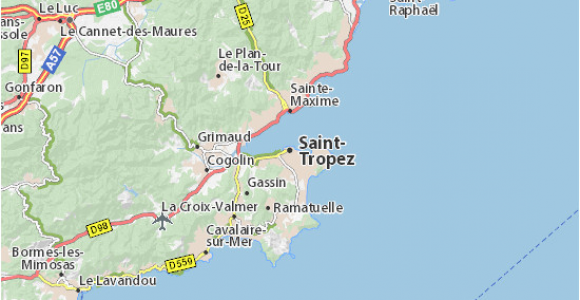 Map Of St Tropez France Saint Tropez Map Detailed Maps for the City Of Saint Tropez