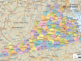 Map Of State Of Georgia with Cities Map Of State Of Virginia with Outline Of the State Cities towns