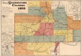 Map Of Sw Colorado Map Of Colorado southwestern Colorado Map Fine Print Vintage