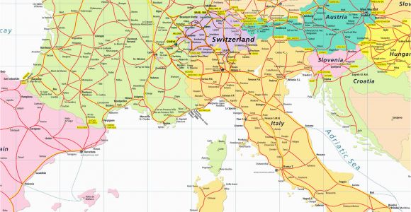 Map Of Switzerland and France and Italy Map Of France Italy and Switzerland Download them and Print