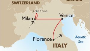 Map Of Switzerland and Italy together Classic northern Italy European tour Packages Goway Travel