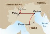 Map Of Switzerland and northern Italy Classic northern Italy European tour Packages Goway Travel