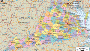 Map Of Tennessee and Virginia Map Of State Of Virginia with Outline Of the State Cities towns