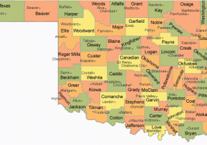 Map Of Tennessee Counties with Cities Oklahoma County Map
