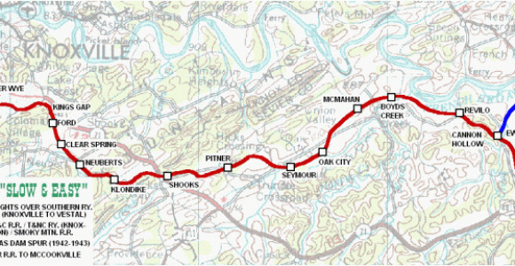 Map Of Tennessee Mountains Left Clickable Map Showing the Exact Route Of the Smoky Mountain