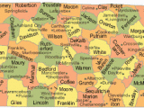 Map Of Tennessee with Cities and Counties County Map Tenn and Travel Information Download Free County Map Tenn