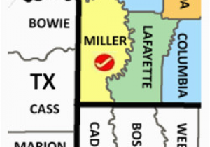 Map Of Texarkana Texas Miller County Arkansas Genealogy Genealogy Familysearch Wiki