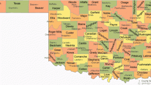 Map Of Texas Arkansas Oklahoma and Louisiana Oklahoma County Map