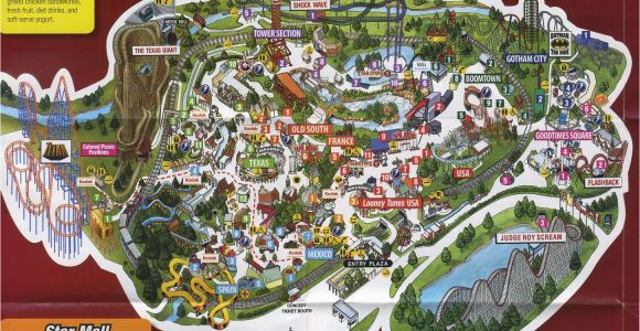 Map Of Texas Arlington Six Flags Over Texas Arlington Map Business Ideas 2013