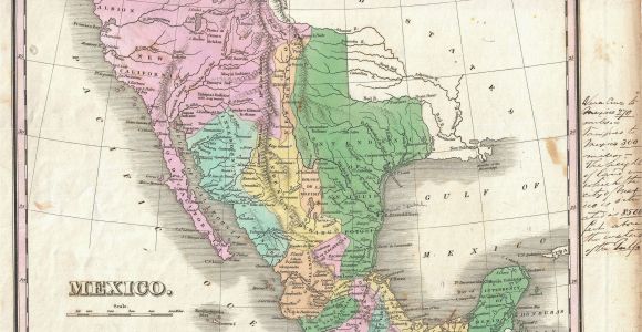 Map Of Texas Border with Mexico File 1827 Finley Map Of Mexico Upper California and Texas