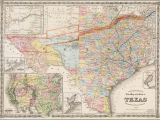 Map Of Texas Border with Mexico Richardson S New Map Of the State Of Texas Including Part Of Mexico