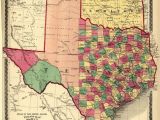 Map Of Texas by Counties Texas Counties Map Published 1874 Maps Texas County Map Texas