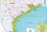 Map Of Texas Coastline Texas Coast Map