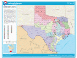 Map Of Texas Congressional Districts Redistricting In Texas Ballotpedia